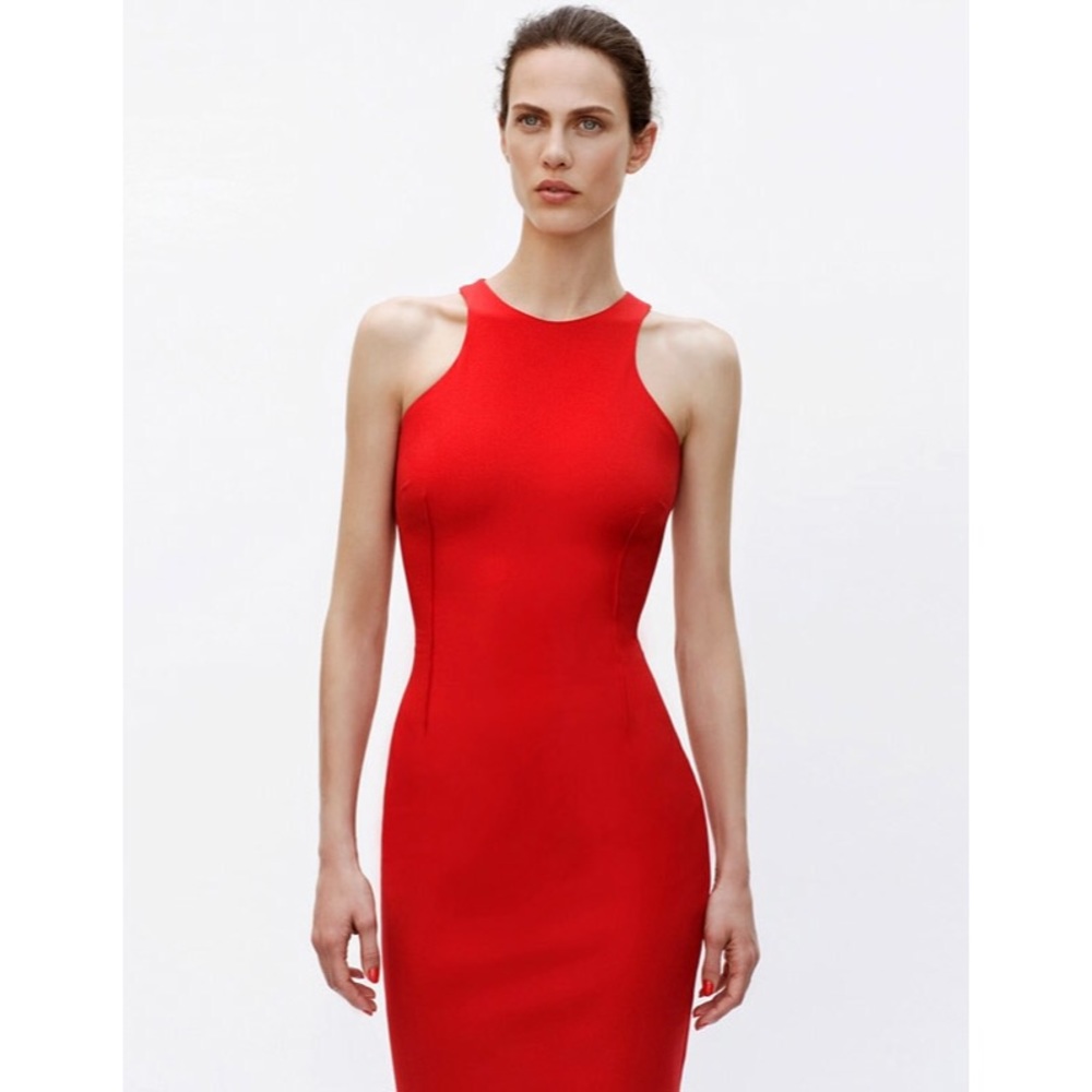 Zara Red Bodycon Dress